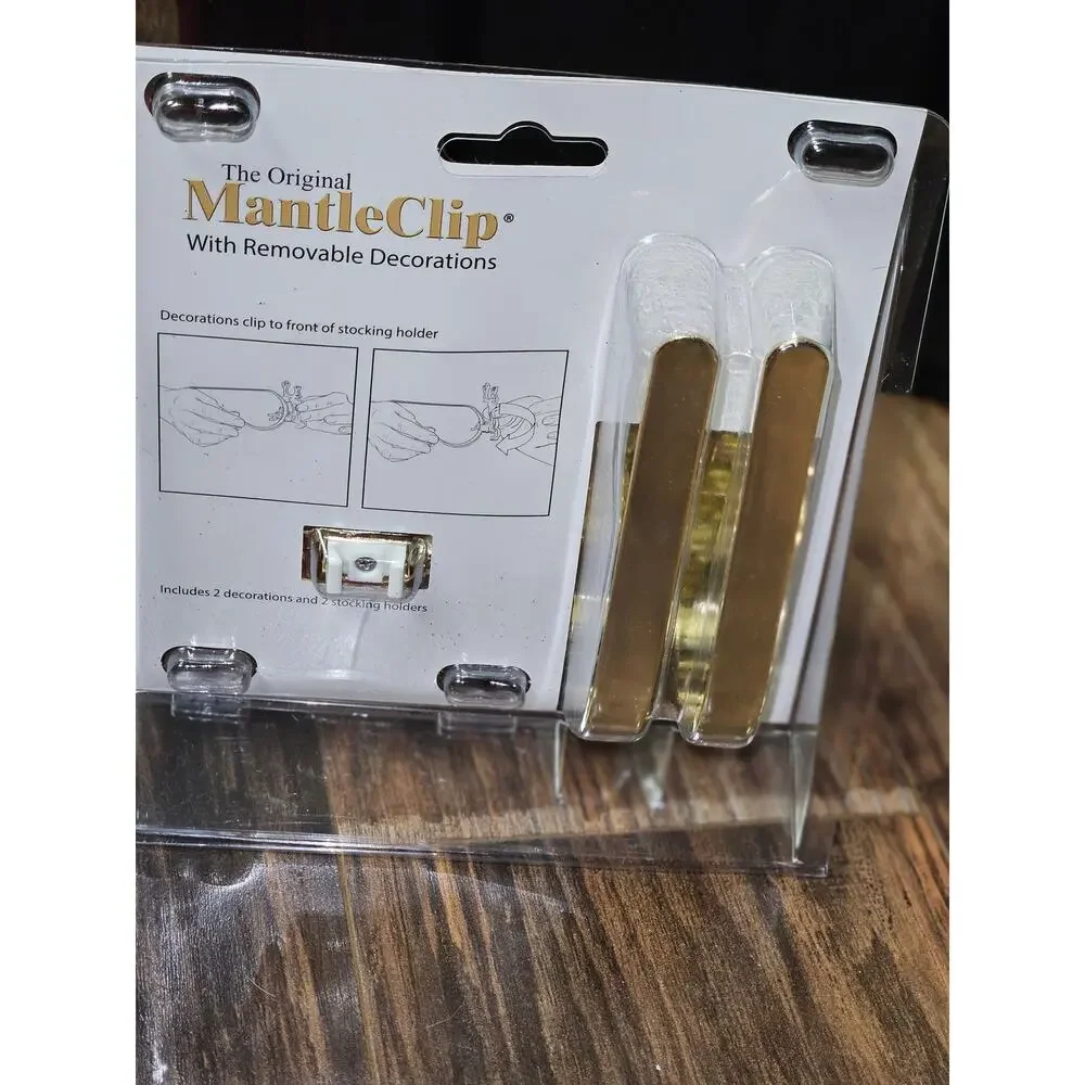 2-pack Reindeer MantleClip Stocking Holders